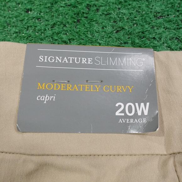 CJ Banks Signature Slimming Capri Pants Womens 20W Moderately Curvy Pull On - Picture 8 of 13